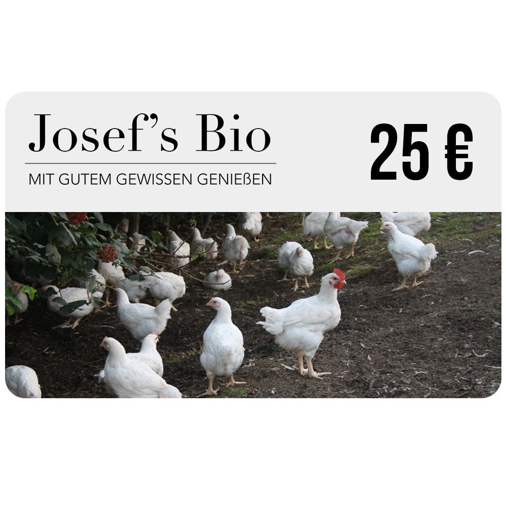 Josef’s Bio Gutschein 25€