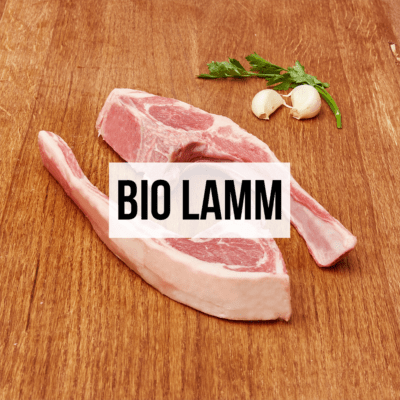 Bio Lamm Koteletts mit Kategorie Titel Bio Lamm